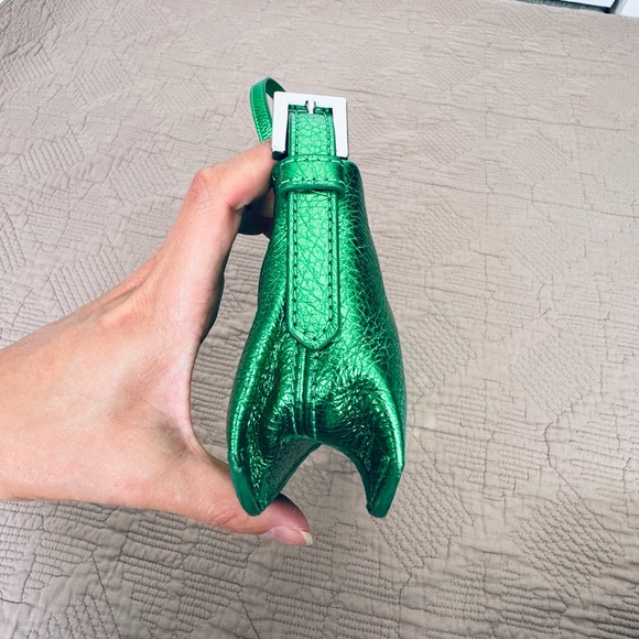 By Fair Dulce Long Metallic Leather Shoulder Bag green - Picture 14 of 16